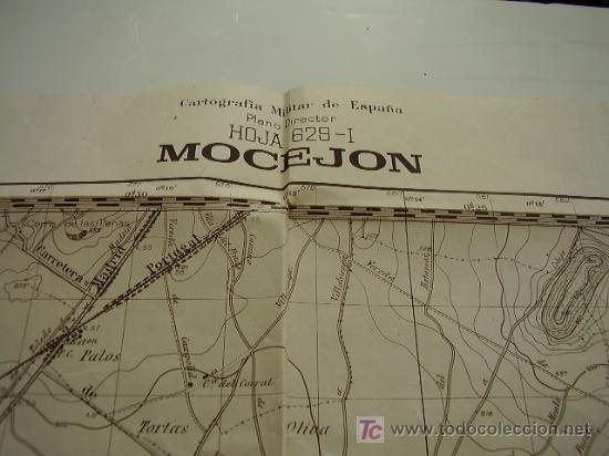 Mappe contemporanee: Cartografia Militar de Espa&ntilde;a Plano Director Hoja 629-I Mocej&oacute;n
