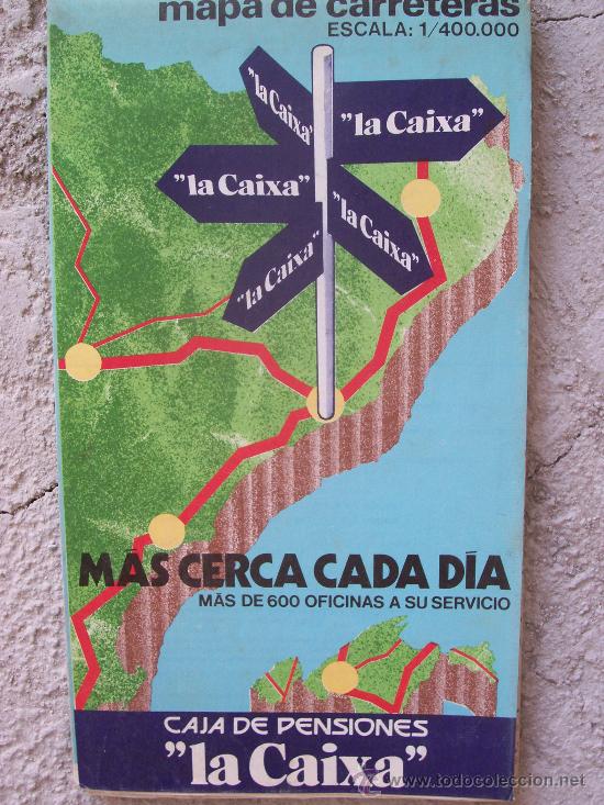 Mapas contempor&aacute;neos: mapa de catalunya de la caixa, 1980 - Foto 2