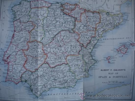 Mapas contempor&aacute;neos: ESPA&Ntilde;A,1903.25X19.5 - Foto 1