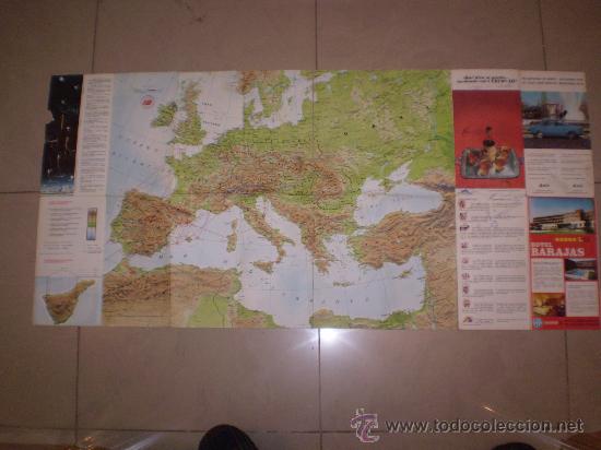 Zeitgen&ouml;ssische Karten: IBERIA. MAPA DE RUTAS. AFRICA AMERICA EUROPA.