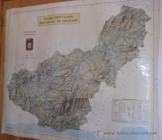 Mapas contempor&aacute;neos: MAPA DE UNA ESCUELA.GRANADA A&Ntilde;O 1973. ENVIO GRATIS&iexcl;&iexcl;&iexcl; - Foto 1