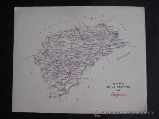 Contemporary maps: MAPA PUBLICITARIO.SEGOVIA. GUIA TELEFONICA. A&Ntilde;OS 50. ENVIO GRATIS&iexcl;&iexcl;&iexcl;