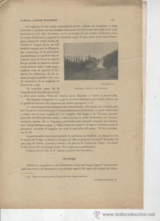 Mapas contempor&acirc;neos: FOTO. RETALL. 1913. ALCARRAS. PETITA. ALCARRA&Ccedil;.FOTOGRAFIES ANTIGUES.ALCOLETGE