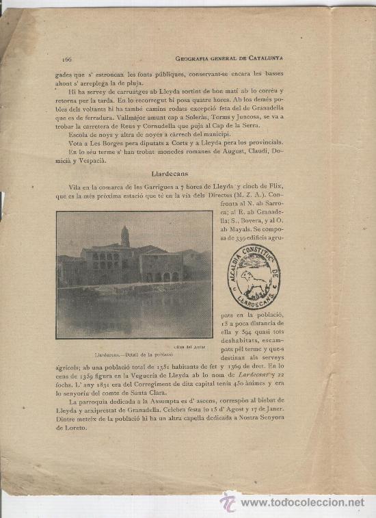 Mappe contemporanee: RETALL PUBLICACIO. 1913.LLARDECANS.FOTOGRAFIAS ANTIGUAS.GRA&Ntilde;ENA DE LAS GARRIGAS.GRANYENA.MASALCOREIG