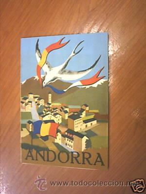 Contemporary maps: ANDORRA. MAPA GUIA TURISTICO. DESPLEGABLE. P350
