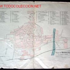 Mapas contemporáneos: PLANO DE LA VILA DE MONTBLANCH, POR JOSEPH Mª TOMÁS. Lote 26316499
