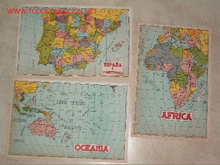 Mapas contempor&aacute;neos: 3 mapas a&ntilde;os 40 diferentes - Foto 1