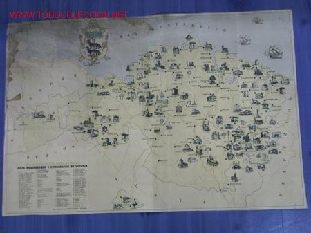 Mapas contempor&aacute;neos: MAPA DE VIZCAYA - Foto 1