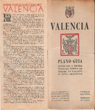 Mapas contempor&aacute;neos: Plano gu&iacute;a Valencia - Foto 1