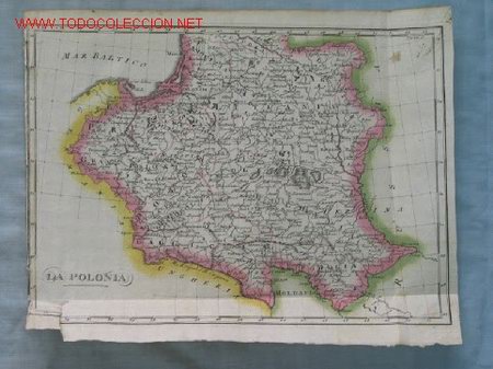 Mapas contempor&aacute;neos: MAPA POLONIA - Foto 1
