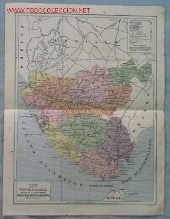 Mapas contempor&aacute;neos: MAPA CADIZ - Foto 1