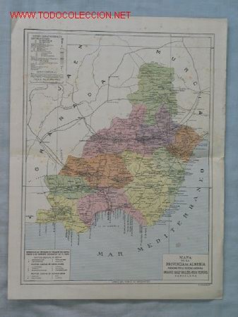 Mapas contempor&aacute;neos: MAPA ALMERIA - Foto 1