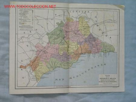 Mapas contempor&aacute;neos: MAPA MALAGA - Foto 1