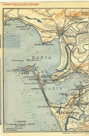 Mapas contempor&aacute;neos: 1900: LA BAH&Iacute;A DE C&Aacute;DIZ - Foto 1