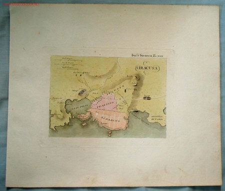 Mapas contempor&aacute;neos: MAPA SIRACUSA - Foto 1