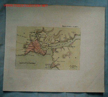 Mapas contempor&aacute;neos: MAPA CONSTANTINOPOLI - Foto 1