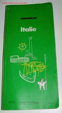 Contemporary maps: ANTIGUO MAPA DE CARRETERAS ITALIE - MICHELIN - Plano plegado.