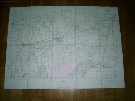 Mapas contempor&aacute;neos: Mapa entelado Elche - 1938 - Foto 1