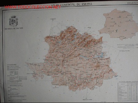 Mapas contempor&aacute;neos: CACERES - Foto 1