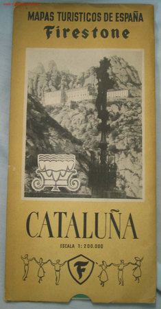Zeitgen&ouml;ssische Karten: MAPA TURISTICO CATALU&Ntilde;A