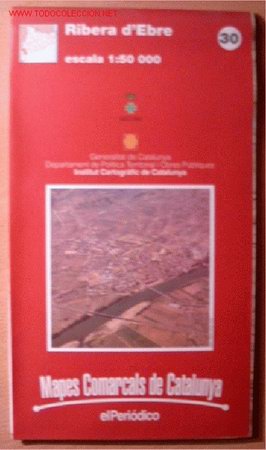 Zeitgen&ouml;ssische Karten: MAPA DE LA RIBERA D'EBRE &middot; MAPA COMARCAL DE CATALUNYA &middot; TARRAGONA