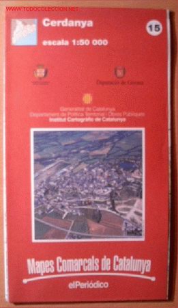 Zeitgen&ouml;ssische Karten: MAPA DE LA CERDANYA &middot; MAPA COMARCAL DE CATALUNYA &middot; GIRONA