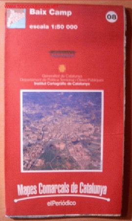 Mapas contempor&aacute;neos: MAPA DEL BAIX CAMP &middot; MAPA COMARCAL DE CATALUNYA &middot; TARRAGONA - Foto 1