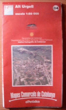 Zeitgen&ouml;ssische Karten: MAPA DE L'ALT URGELL &middot; MAPA COMARCAL DE CATALUNYA