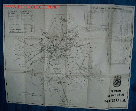 Mapas contempor&aacute;neos: PLANO DE MURCIA - Foto 3