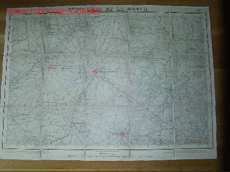 Mapas contempor&aacute;neos: QUINTANAR DE LA ORDEN -  Mapa entelado - Foto 1