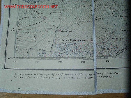 Mapas contempor&aacute;neos: QUINTANAR DE LA ORDEN -  Mapa entelado - Foto 4