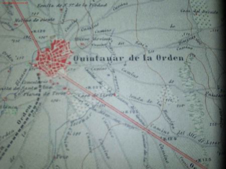 Mapas contempor&aacute;neos: QUINTANAR DE LA ORDEN -  Mapa entelado - Foto 5