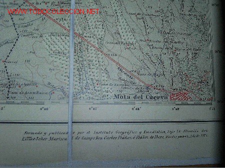 Mapas contempor&aacute;neos: QUINTANAR DE LA ORDEN -  Mapa entelado - Foto 6
