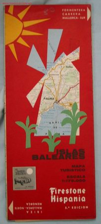 Mapas contempor&aacute;neos: MAPA TUR&Iacute;STICO ISLAS BALEARES - Foto 1