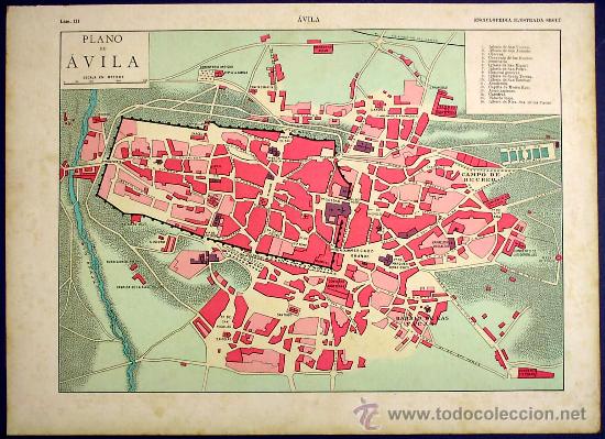 mapa de avila ciudad plano y fotos de la ciudad de ávila, y mapas de   Comprar Mapas 