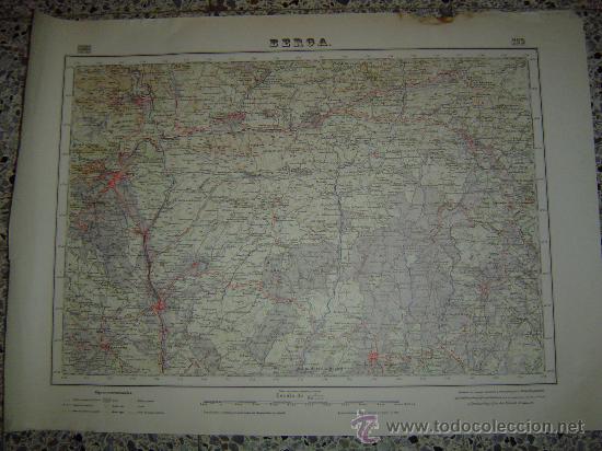 Mapas contempor&aacute;neos: Viejo mapa de BERGA - Foto 1