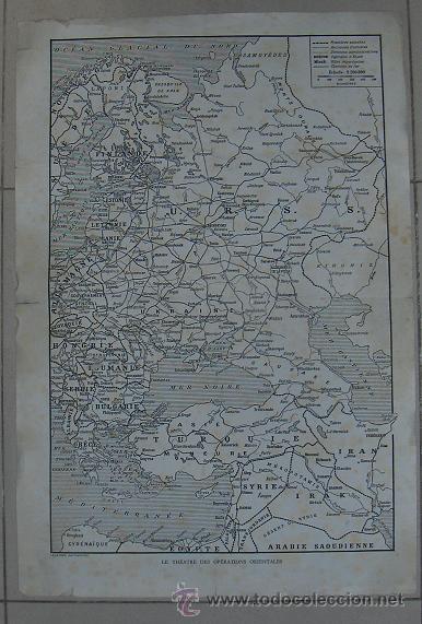 Mapas contempor&aacute;neos: MAPA DE RECONSTITUCION DE FRONTERAS CON LA URSS. - Foto 1