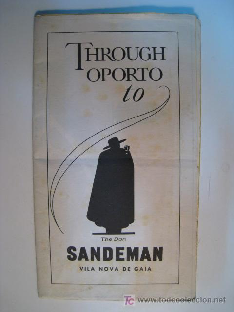 Mapas contempor&aacute;neos: A TRAVES DE OPORTO HASTA SANDEMAN. GUIA-MAPA