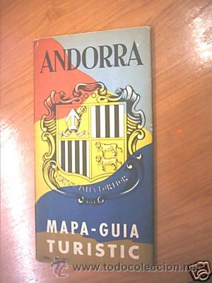 Mapas contempor&aacute;neos: ANDORRA. MAPA-GUIA TURISTIC. 5 IDIOMAS.