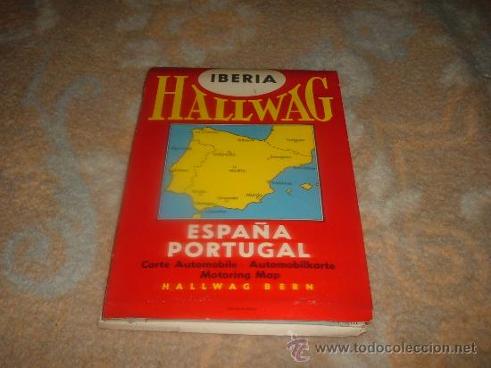Zeitgen&ouml;ssische Karten: iberia hallwag-espa&ntilde;a portugal carte automobile 1,10 x 93 cm