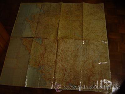 Zeitgen&ouml;ssische Karten: GRAN MAPA MILITAR DE GALICIA PLASTIFICADO  1,15 X 1,10 METROS