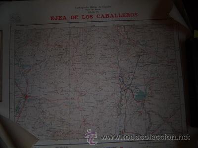 Mapas contempor&aacute;neos: MAPA MILITAR DE MANDO  DE EJEA DE LOS CABALLEROS  E:1/100000 - Foto 1