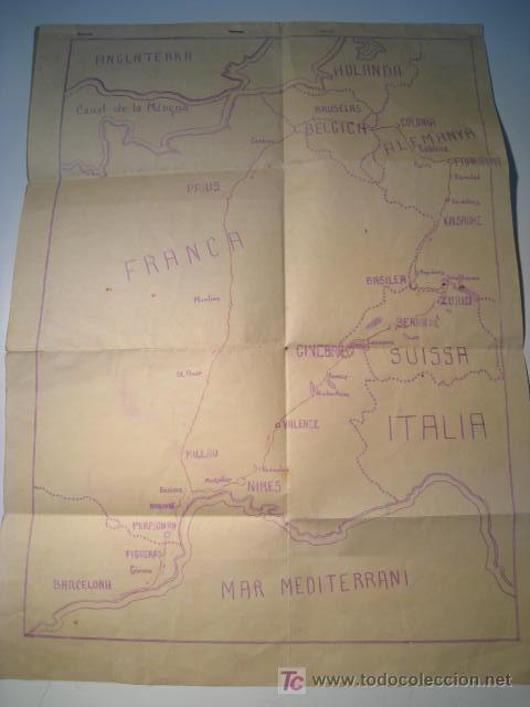 Mapas contempor&aacute;neos: CASTILLOS DEL RHIN. CARNET RUTA EXCURSION PULLMAN 1950 - Foto 2