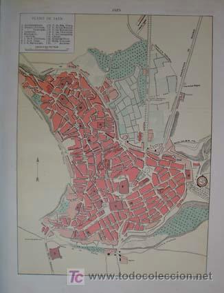 Mapas contempor&aacute;neos: PLANO DE JAEN (A&ntilde;o: 1915). - Foto 1