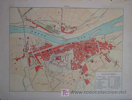 Mapas contempor&aacute;neos: PLANO DE LERIDA (A&ntilde;o: 1915). - Foto 1