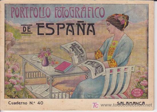 Zeitgen&ouml;ssische Karten: SALAMANCA. Portfolio Fotogr&aacute;fico de Espa&ntilde;a: Cup&oacute;n N&ordm; 40.