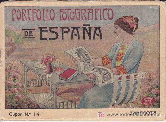 Zeitgen&ouml;ssische Karten: ZARAGOZA. Portfolio Fotogr&aacute;fico de Espa&ntilde;a: Cup&oacute;n N&ordm; 14.