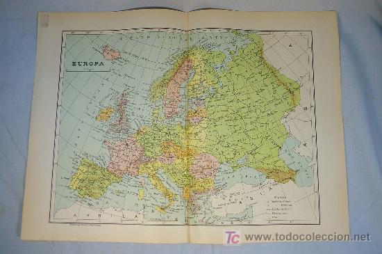 Contemporary maps: EUROPA - Atlas de Espa&ntilde;a. Mapa n.&ordm; 54.
