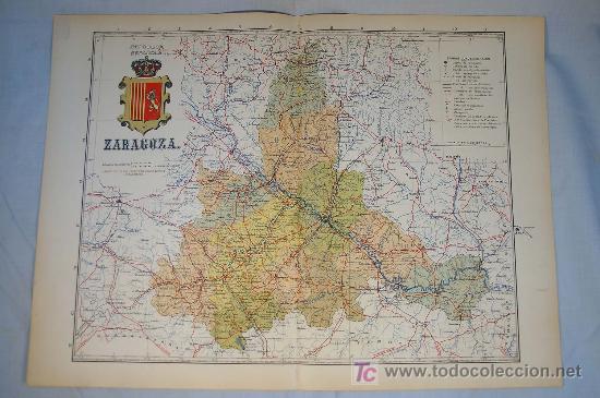 Contemporary maps: ZARAGOZA - Atlas de Espa&ntilde;a. Mapa n.&ordm; 50