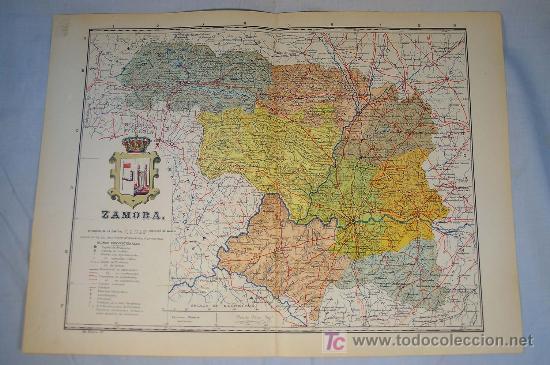 Mapas contempor&aacute;neos: ZAMORA - Atlas de Espa&ntilde;a. Mapa n.&ordm; 49.